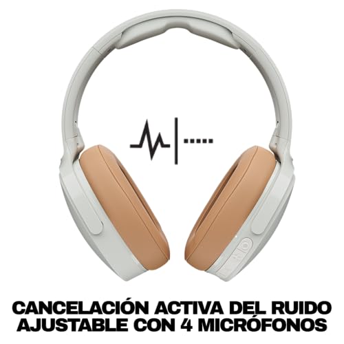 Miniatura 2 de Skullcandy Hesh ANC Cascos Over-Ear Inalámbricos con Cancelación de Ruido, 22 h de Autonomía, Micrófono, Compatibles con iPhone Android y Dispositivos Bluetooth - Blanco