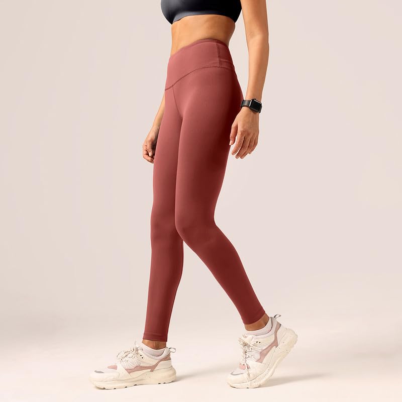 Image of BlissClub The Ultimate Leggings Lite, Ankle Length Tights for Women for Gym, Yoga and Workout with High Waist, Tall (for Women Above 5'5)