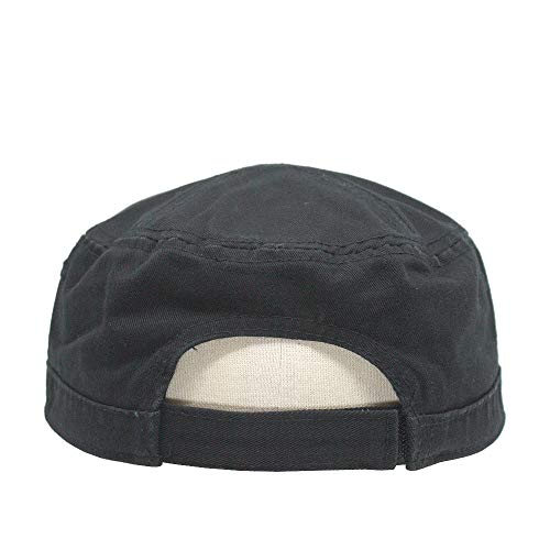 Image of The Vintage Year Heavy Stitching Washed Cotton Cadet Hat - Durable Military Baseball Cap for Men & Women, Outdoor Casual Wear