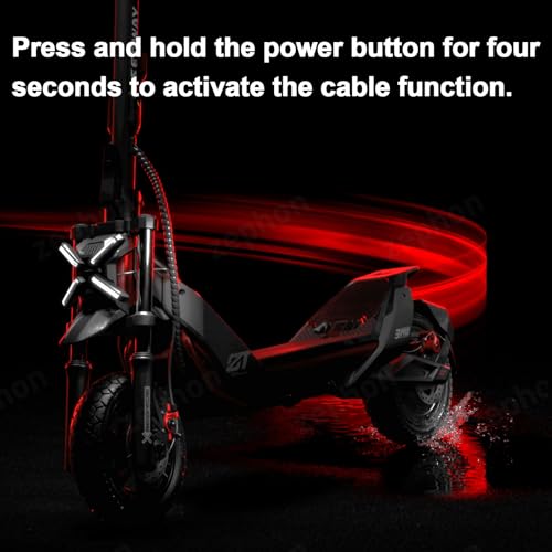 Zephon New Tuning Chip Unlock Cable for Segway Ninebot ZT3 Pro/ProE/ProD – Performance Upgrade Travd 35 km/Helling Spee Built-in Quick Switch Button for Rapid Power on/Off Control of The chip