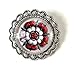 Tudor Rose Pin - Handmade Brooch