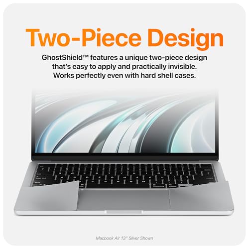 GhostShield Premium Palm Rest Protector Set (MacBook Air 15", Silver) by UPPERCASE - Used condition - Image 3