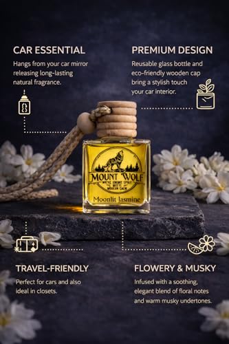 Image of Teddy Honey Pot Candle & Moonlit Jasmine Car Hanging Diffuser - Home Decor & Car Fragrance Combo