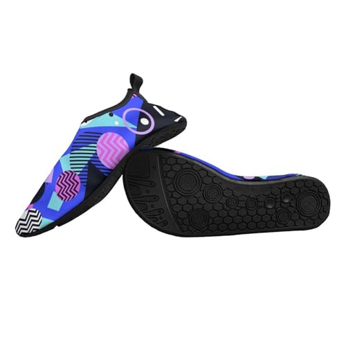 Retro 80s 90s Water Shoes Outdoor Beach Swimming Aqua Socks Barefoot Shoes2