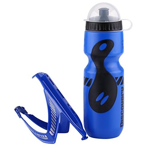 Solomi Wasserflasche, 650ML Polyethylen Cycle Riding Sports Cup Kit Cover