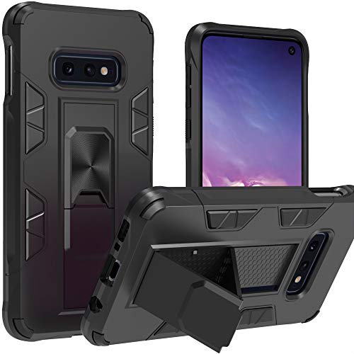 WOGROO Samsung Galaxy S10e Case | Military-Grade Protection | 12ft. Drop Tested Protective Case | Built-in Kickstand | Magnetic Car Mount Holder | Compatible with Galaxy S10e - Black