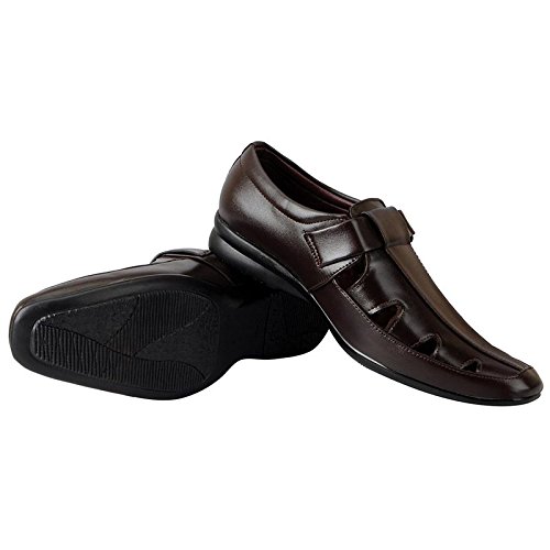 FAUSTO 331043 Brown Men's Sandals Amazon.in Fashion