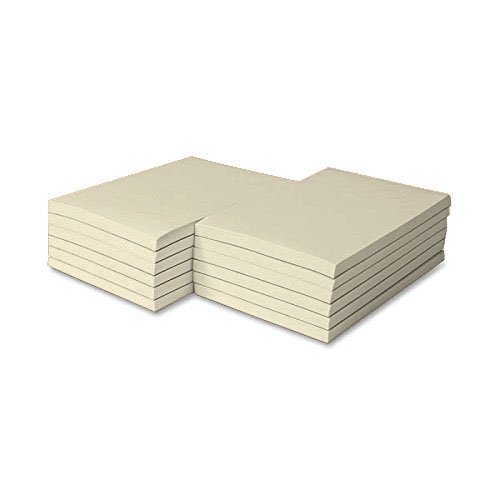 Colored Memo Pads Size 8.5 X 5.5-100 Sheets Per Pad, 5 Pads Per Pack (Cream)