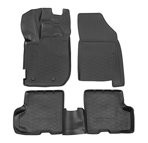 Tapis de Sol Caoutchouc TPE Noir Dacia Duster 2 2017-2024