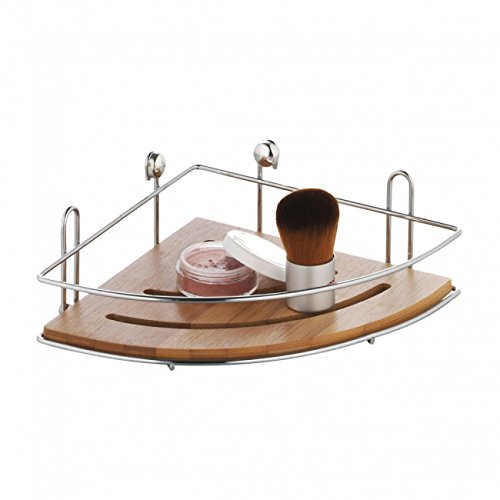 axentia Eckregal Duschablage Duschregal Regal Bambus Bad, Wooden, 282092 :  Amazon.de: Baumarkt