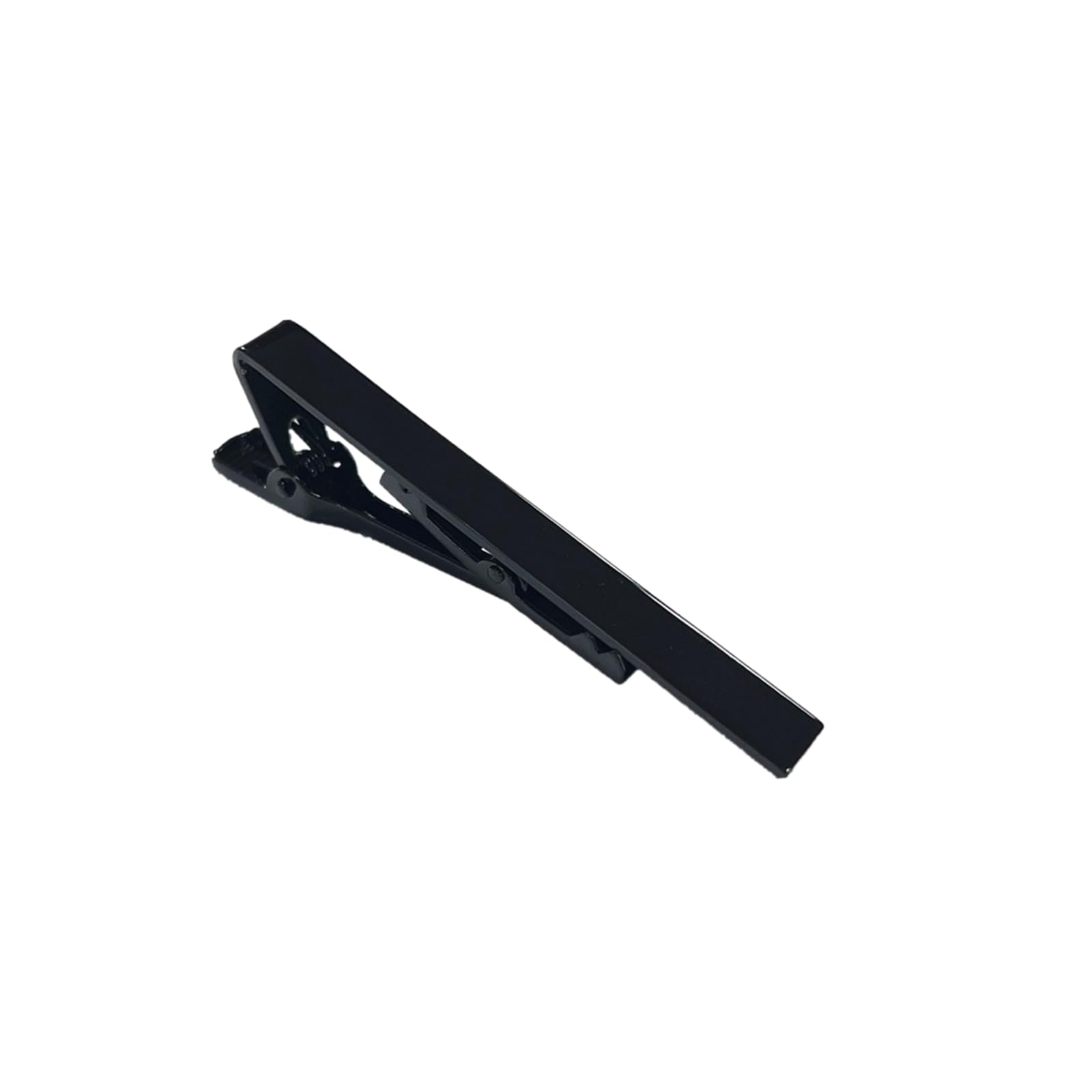 1/2/3Pcs Tie Clips for Men Black Tie Bar Clip Set for Regular Ties Necktie for Wedding Anniversary Business Best Gift Skiny Necktie Meeting Gold Black Long(2.28"*0.24") Short (1.69"*0.24")