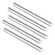 QUARKZMAN Aluminium Rundstangen 25mm x 300mm Vollmaterial Rundstab Drehbank Aluminium Stäbe für Industrie Maschinen DIY Handwerkzeug Gartendekoration RC Modell 3 Stück