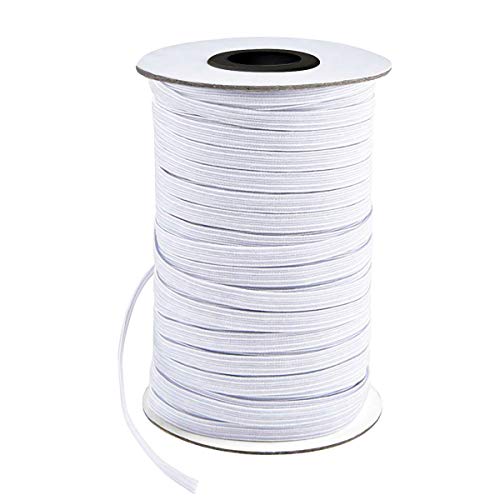 king do way Gummikordel, elastisches Gummibänder hängen für DIY Zubehör Elastisch Band Zum Nähen und Handwerk Breit Gummiband Elastic Band 4mm/25m