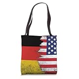 Germany & United States of America Flags - German American Tote Bag
