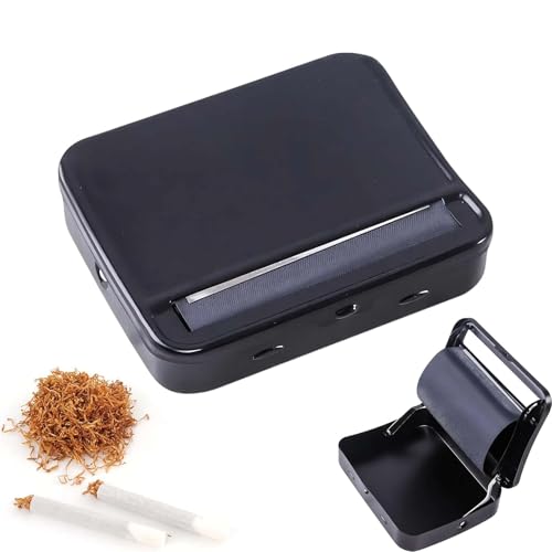 Rollbox Zigaretten Tabak Dreh Maschine, Durchmesser 6-8 mm, Länge 70 mm, mit 100 Zigarettenpapier, handliche Zigaretten Stopfmaschine, schnelle DIY Zigarettenherstellung