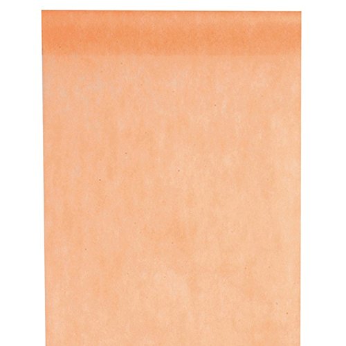 Santex Chemin de table unicolore non tissé Élégance 0,3 x 10 m saumon