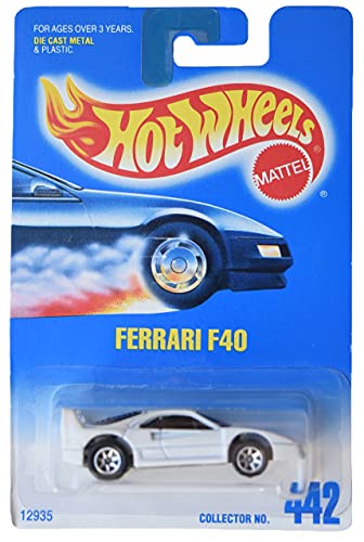 Hot Wheels Ferrari F40, [Blanco] #442 7 Radios