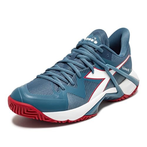 Image of Diadora Mens B.Icon 2 Ag Tennis Sneakers Shoes - Red, Yellow