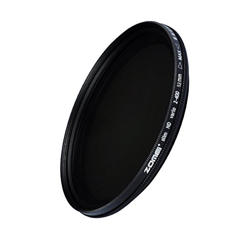 ZoMei 52mm Ultra Slim ND2-ND400 Fader Variable Neutral Density Adjustable Lens Filter Ultra