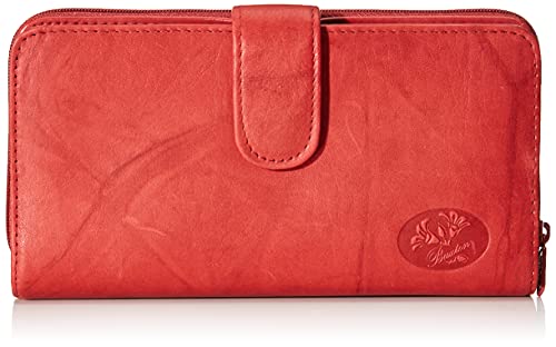 Buxton Women's Heiress Ensemble Clutch, Red, One Size