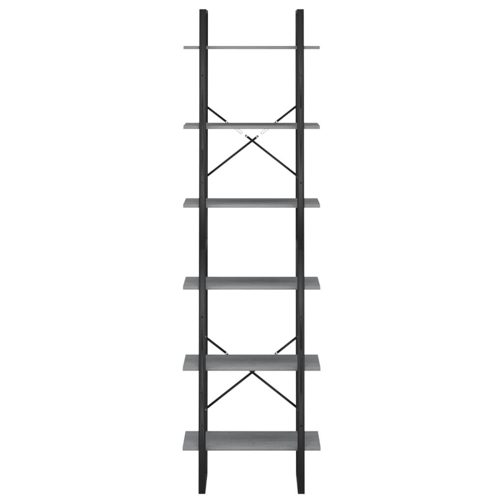 Genérico Estantería de almacenamiento gris 60 x 30 x 210 cm de madera de pino macizo, estante de pie versátil para cocina, sala de estar, sótano, taller o uso doméstico y profesional, expositor