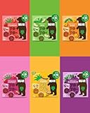 Bear Yoyo Pure Fruit Roll Ups - Yoyo Bear Multipack Pack of 30 - (6x5) 20g. Kids Snacks Finger Rolls. Vegan, Gluten Free, No Added Sugar, 1 of 5 a Day. Inc; Strawberry, Apple, Mango, Blackcurrant.