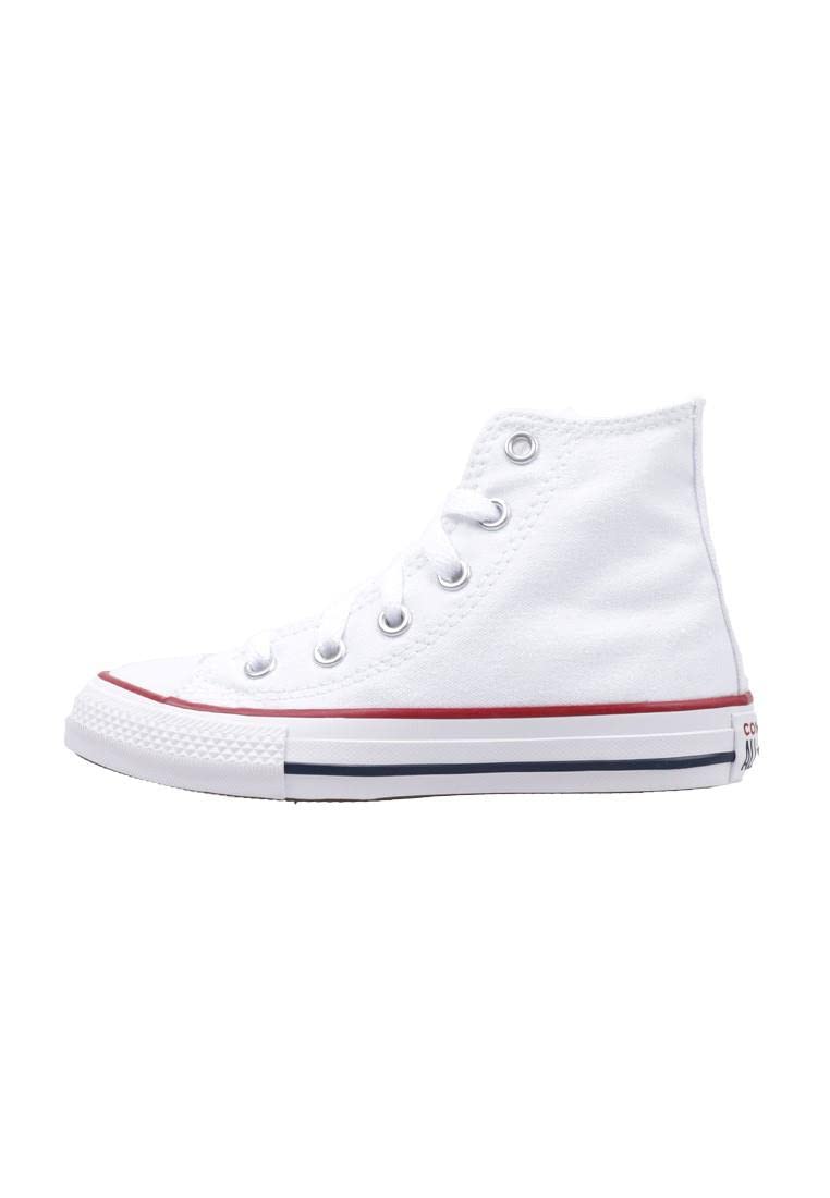 Converse Junior White Chuck Taylor Hi Trainers-UK 1
