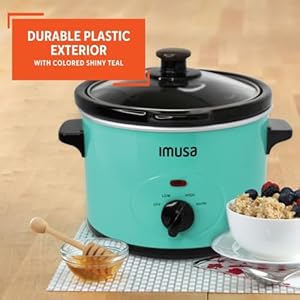 IMUSA 1.5qt Electric Slow Cooker, Teal IMUSA 15qt Electric Slow Cooker Teal