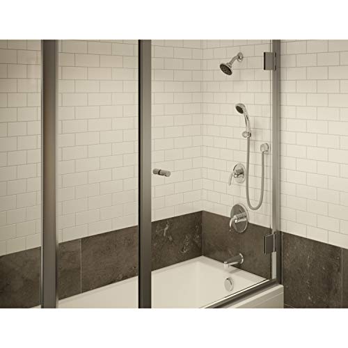 Symmons 5506-1.5-TRM Elm kit para bañera y ducha de 5 sprays con ducha manual de 3 sprays en cromo pulido (válvulas no incluidas) miniatura 2