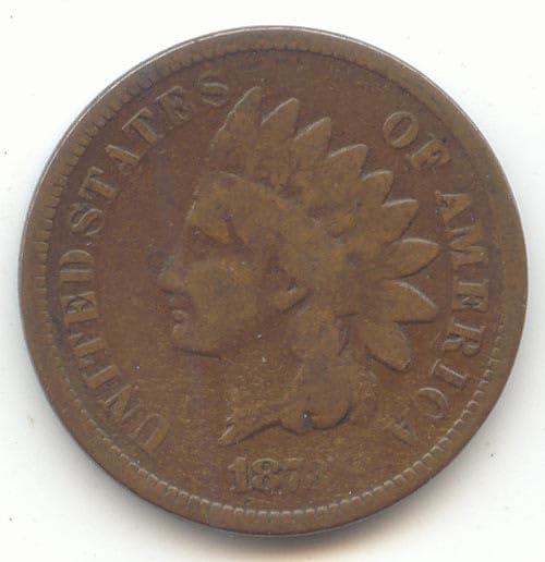 1873 Indian Head Cent Choice Good