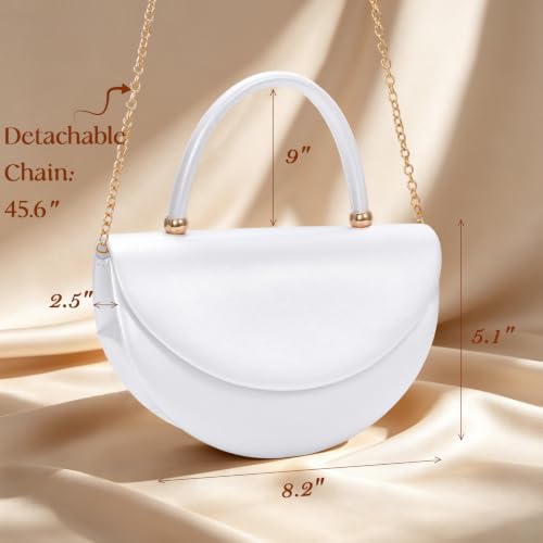 Image of Clutch Purses for Women Formal Evening Bag with Detachable Chain Women's Evening Handbags for Wedding Party