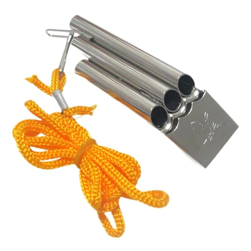 Yiju Sports Whistle Loud Stainless Steel Whistle for Soccer Basketball Volleyball