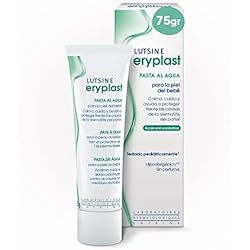 Pomada Lassar Para Bebé Eryplast Pasta al Agua 75 gr - Pomada Protectora, Crema de Pañal para Bebé – Calma, Cuida y Protege la Piel de tu Bebé de Dermatitis de Pañal – Hipoalergénico, Sin Perfume y Testado Pediátricamente