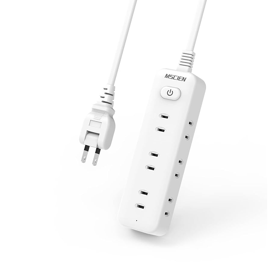 Amazon.co.jp: Mscien 延長コード 3m 電源タップ 雷ガード 9個口