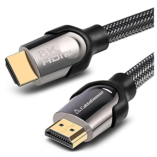 Cabo HDMI 2.1 8K, cabo de alta velocidade 48Gbps Ultra HD, suporta 8K@60HZ, 4K@120Hz, eARC HDR10, HDCP 2.2/2.3 Dolby, 3D, VRR, compatível com Fire TV/Roku TV/PS5/Xbox/Nintendo Switch e mais (3 m)