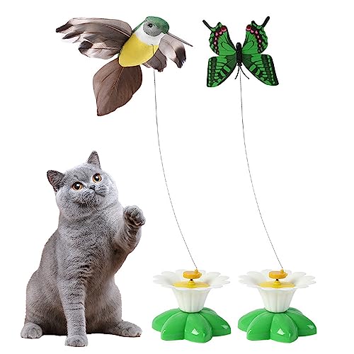 Electric Flying Bird Cat Toy | Simulation Bird Interactive Cat Toy | Automatic Hanging Eagle Flying Bird | Funny Cat Interactive Toy for Indoor Cats