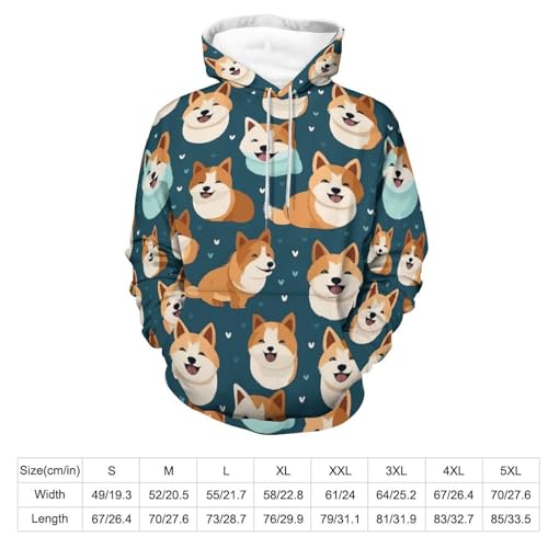 Cute Shiba Inu Japanese Dog Adult Hoodies Long Sleeve Shirts Sweatshirt Casual Pullover Hooded for Women Men2