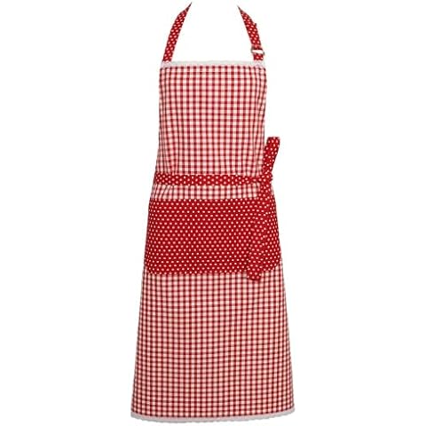 matches21 Hanne Bib Apron in Red Cover