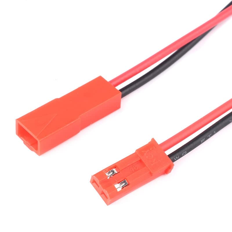 Miniatura 2 de elpart 5102050100 pares de 3.937 in7.087 in macho hembra conector JST cable de enchufe para batería RC BEC helicóptero DIY FPV Drone Quadcopter