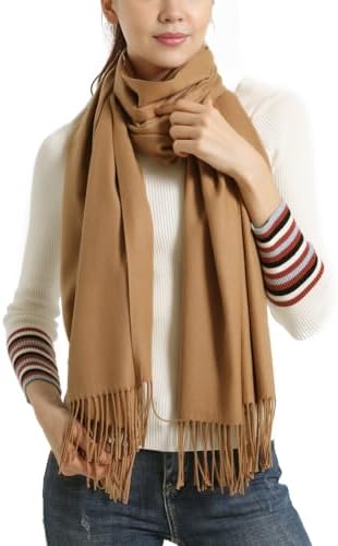 Pashmina Scarf and Shawl - Soft Women Pashminas Wrap for Wedding Evening Party dresses