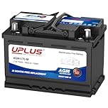 UPLUS BCI Group 48 Car Battery, AGM-L70-M Maintenance Free 12V 70Ah Premium AGM Batteries H6 L3 Automotive Battery, 760CCA, 120RC