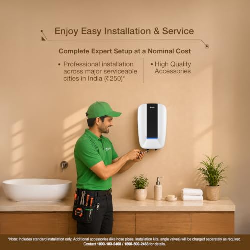 Image of AO Smith EWS NEO 5L Instant Water Heater Geyser | 3KW Heating Element | Stainless Steel Tank | 5-Level Safety Protection | Suitable For Kitchen & Bathroom | 5 Yr Tank Warranty