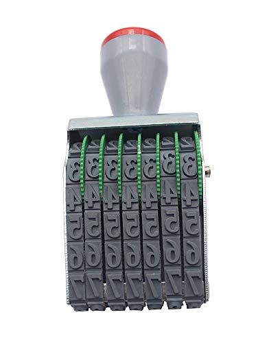 Timbro a 7 cifre, con numeri personalizzati