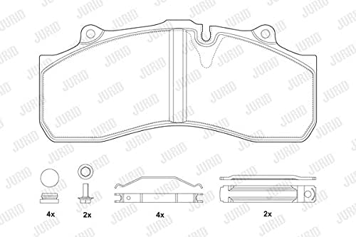 Jurid 2914305390 Kit De Plaquettes De Frein, Frein ? Disque