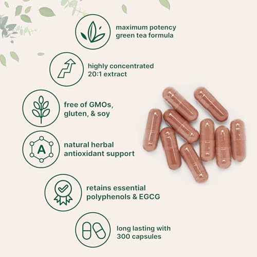 Micro Ingredients Green Tea 9,000 mg, 300 Caps