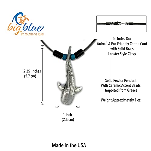 Shark Necklace for Men and Women - Whale Pendant, Gifts for Shark Lovers, Scuba Divers, Sea Life Pewter Jewelry4