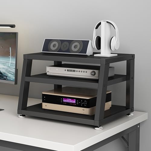 HiFi Rack Stereo-Audio-Medienschrank mit 2/3/4 Ebenen, Tragbares...