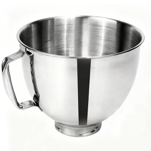 Tazón mezclador de acero inoxidable 5 Qt para KitchenAid miniatura 1