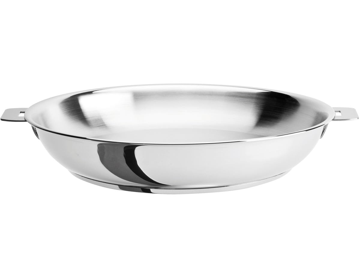 Cristel Poêle haute inox 24cm, Induction, Mutine Amovible