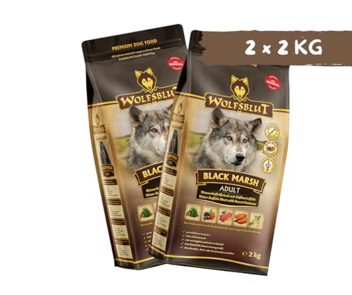 Warnicks Tierfutterservice Wolfsblut Black Marsh mit Wasserbüffelfleisch und Kürbis SPARPACK 2x2 Kg